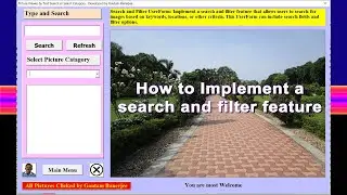 Mastering Excel VBA: Building a Picture Search and Filter Tool | Part 36