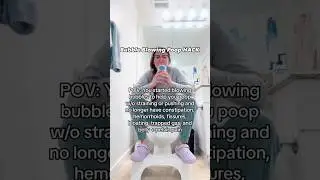Blowing Bubbles Poop Hack! 