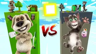 CHUNK TALKING TOM VS CHUNK TALKING BEN IN MINECRAFT