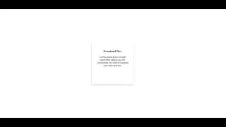 Flip Card Transform Effect
