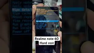 Realme note 60 Rmx3933 hard rest frp bypass frp