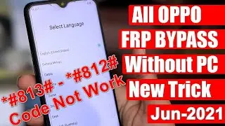 OPPO FRP CODE NOT WORKING All Oppo Phones FRP UNLOCK or GOOGLE ACCOUNT BYPASS Without PC SOFTWAREROM