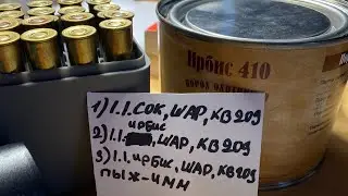 Сайга 410к-04: Тесты патронов и патроны для тестов, картечь, планы и немного болтовни..