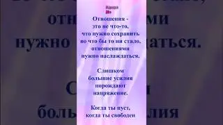 МУДЖИ: «Отношения — это не что-то, что нужно сохранить во что бы то …»#афоризмы #цитаты #мудрыемысли