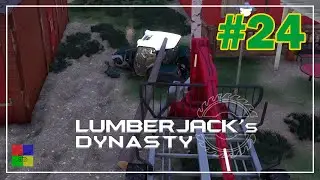 Lumberjack's Dynasty прохождение #24 ♦ УТОПИЛИ ТРАКТОР ♦