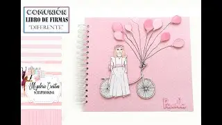 LIBRO COMUNIÓN Diferente, fino y elegante (Scrap)