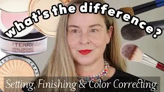 Setting, Finishing & Color Correcting Powders - A Guide for Mature Beginners - Application & Tools