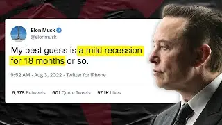 Elon Musk Expects a Mild Recession for Next 18 Months