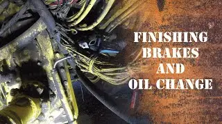 Finishing crane breaks and changing some more lubricants.