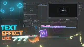 How to Add Text Like 777 in Adobe Premiere Pro | Without Plugin | Right way tech