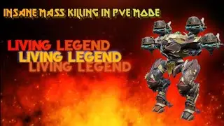 Going insane and getting 240 kills in PVE Mode - War Robots Test Server Gameplay WR