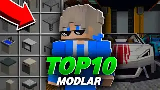 MINECRAFT UCHUN TOP10 ENG AJOYIB MODLAR //MINECRAFT UZBEKCHA VIDEO //