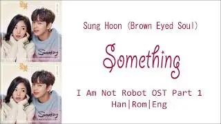 Sung Hoon (Brown Eyed Soul) - Something Lyrics [Han|Rom|Eng] I Am Not Robot OST Part 1