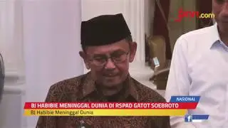 Kabar Duka, BJ Habibie Wafat