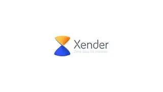 Xender logo Lottie JSON animation by graphicsgenisys