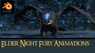 Elder Night Fury | 3D Animation Loops