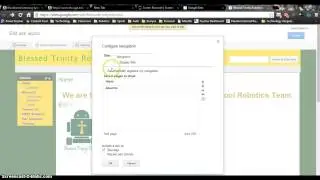 Rearrange Navigation Bar In Google Sites