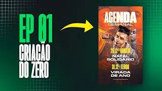 EP 01 | Criando AGENDA DE SHOWS do ZERO no PHOTOSHOP