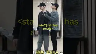 Jimin became Jungkook's personal staff 😂