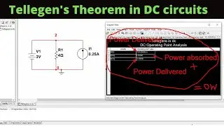 Tellegen's Theorem in DC Circuit using Multisim (2020)