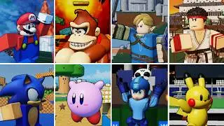 Roblox Smash Bros - Duper Duel Dudes All Movesets Showcase