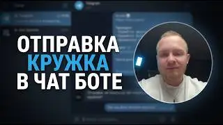 КАК ОТПРАВИТЬ КРУГЛОЕ ВИДЕО (КРУЖОК) В TELEGRAM НА CHATPLACE? как сделать кружок из обычного видео?