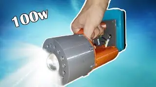 🔦ОЧЕНЬ МОЩНЫЙ ФОНАРИК СВОИМИ РУКАМИ