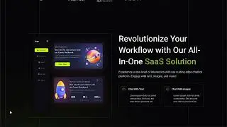 SaaS landing page design in figma