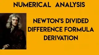Divided difference  interpolation formula derivation|Numerical Analysis