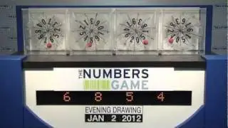 Evening Numbers Game Drawing: Monday, January 2, 2012
