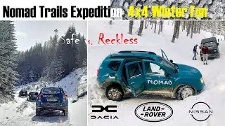 Dacia Duster, Nissan Patrol and Landrover Freelander 2 - Medium Offroad - Nomad Winter Trails