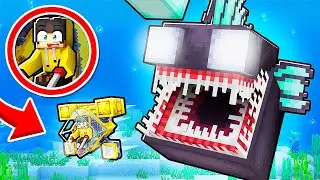 DEVASA DENİZ CANAVARI VS EN GÜVENLİKLİ ADA! 🪼 | Minecraft