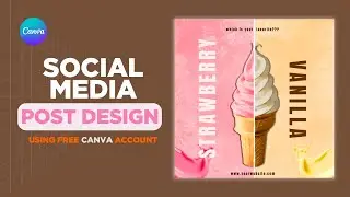 How To Create Social Media Post Design in Canva Using Free Account