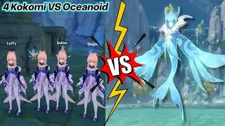4 KOKOMI Vs OCEANOID IN GENSHIN IMPACT
