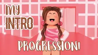 my ROBLOX GFX intro PROGRESSION! || mxddsie ♡