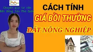 Cách tính giá bồi thường đất nông nghiệp