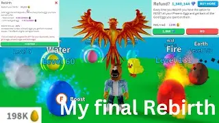 My final rebirth in Egg Farm Simulator, and first rebirth in 3 years!