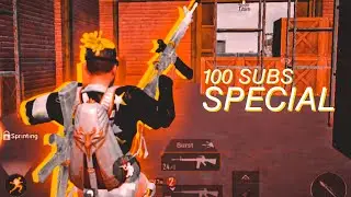 100 SUBS! SPECIAL ❤️🙇 | 30FPS × 7 FINGER | SCREEN SHAKE MONTAGE | XANTWO BGMI