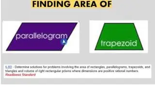 Area of Parallelogram and Trapezoid