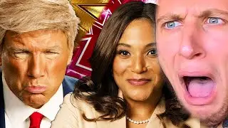 React to Donald Trump VS Kamala Harris. Epic Rap Battles of History Reaction