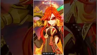 Битва Мавуики И Капитано ( Номер 1 Из Предвестников Фатуи ) Genshin Impact [ 4K ] #Shorts