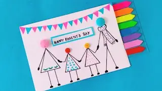 Parents Day Card | Card for Parents Day | How to make card for Parents Day |