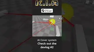AI Cover system implementation in my game K.I.A #shorts #gamedev #indiedev #unity3d #gameplay