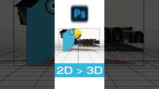 फोटोशॉप मध्ये 2D पासून 3D कसे बनवायचे ?  |  graphic design full course
