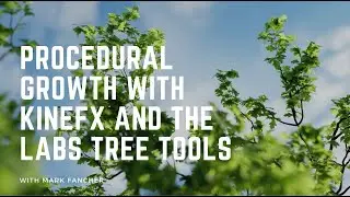 Procedural Growth with KineFX and the Labs Tree Tools