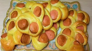 Сосискали Булочкалар // Булочка с Сосиской