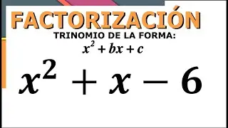 Factorización de un trinomio general de segundo grado Ej 05- SimpleAlgebra1