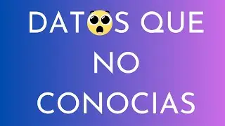 Datos curiosos que quizás no conocías