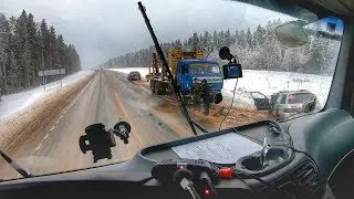 Суровый Архангельск/ В Воронеже снег навалил