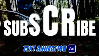 Creative SCALE Text Animation in after effect | Tutorial I